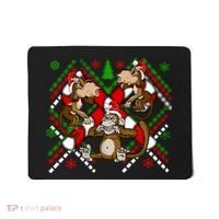 Three Wise Monkey Ugly Christmas Sweater Mousepad thumb 0