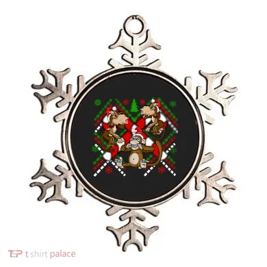 Three Wise Monkey Ugly Christmas Sweater Ornament
