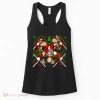 Three Wise Monkey Ugly Christmas Sweater Women's Tank Top thumb 0