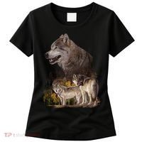 Three Wolf Collage Women's T-Shirt thumb 0