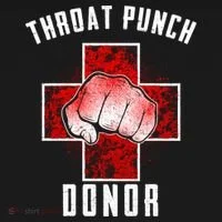 Throat Punch Donor Boxing Fan Long Sleeve Shirt thumb 2