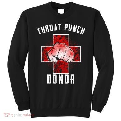 Throat Punch Donor Boxing Fan Sweatshirt