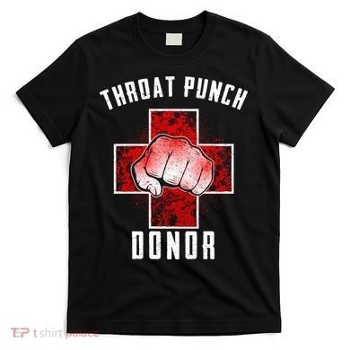 Throat Punch Donor Boxing Fan T-Shirt