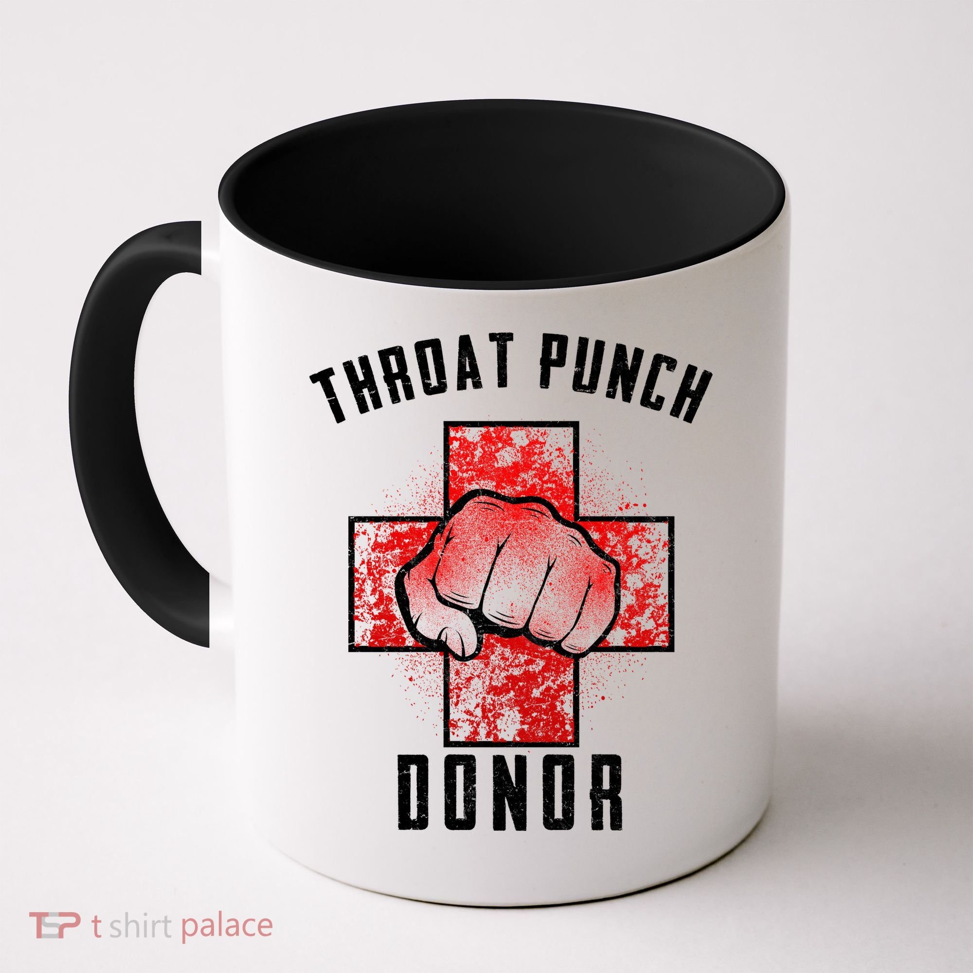 Throat Punch Donor Boxing Fan Coffee Mug