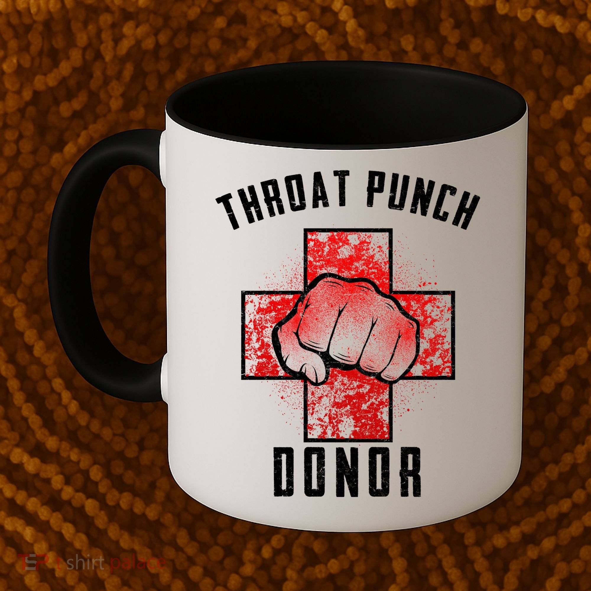 Throat Punch Donor Boxing Fan Coffee Mug
