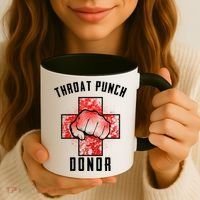 Throat Punch Donor Boxing Fan Coffee Mug thumb 3