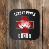 Throat Punch Donor Boxing Fan Coaster thumb 0