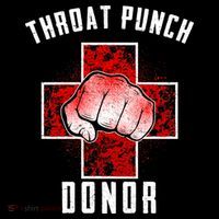 Throat Punch Donor Boxing Fan Coaster thumb 2