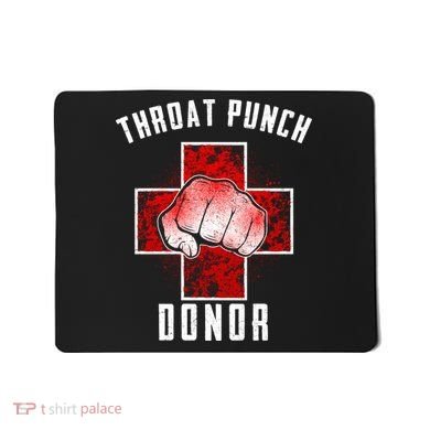 Throat Punch Donor Boxing Fan Mousepad