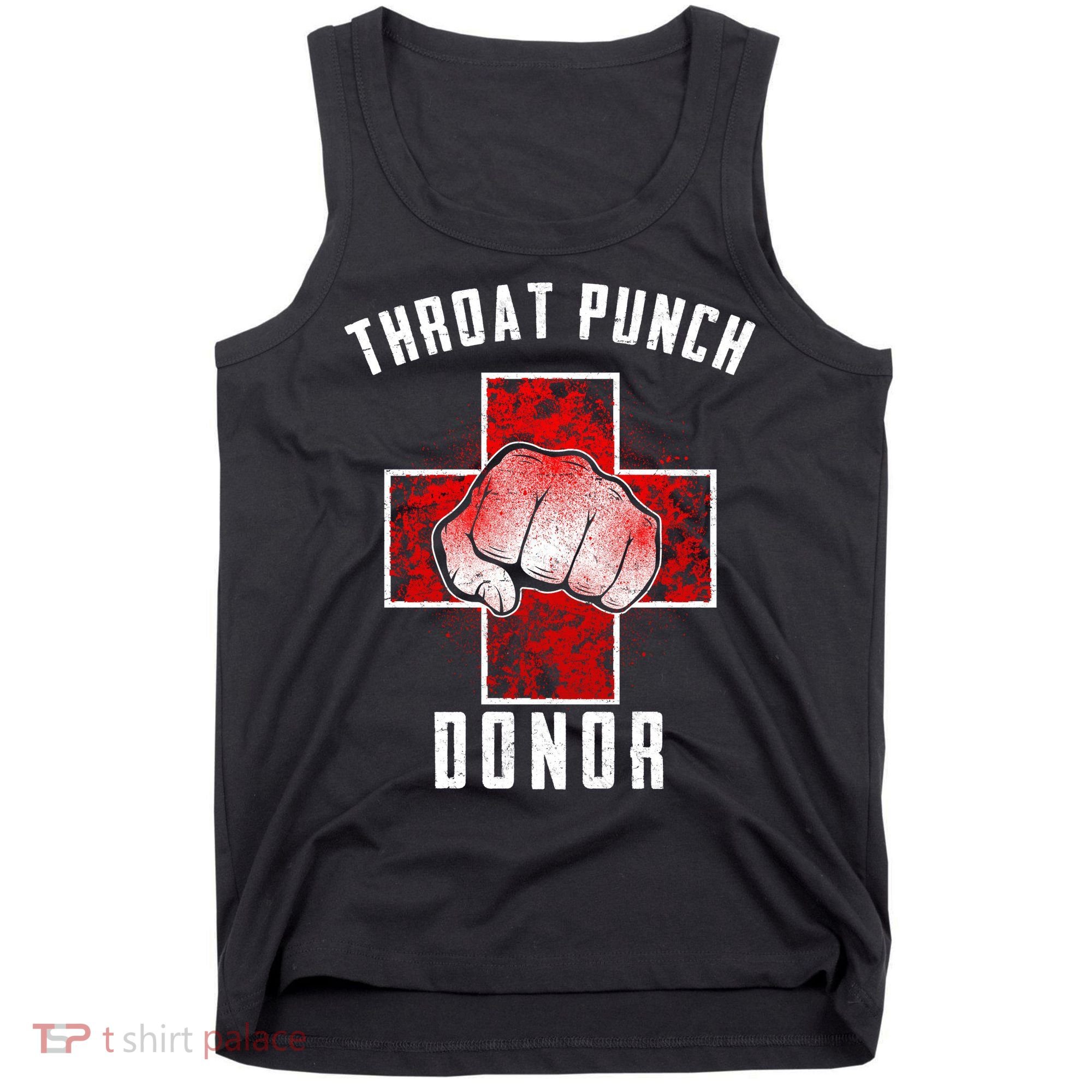 Throat Punch Donor Boxing Fan Tank Top