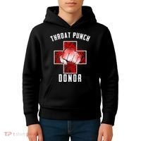 Throat Punch Donor Boxing Fan Kids Hoodie thumb 4