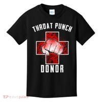 Throat Punch Donor Boxing Fan Kids T-Shirt thumb 0