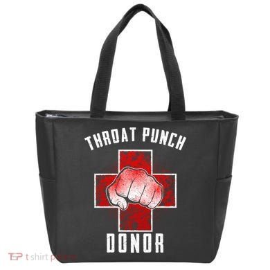 Throat Punch Donor Boxing Fan Tote Bag