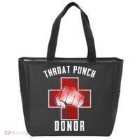Throat Punch Donor Boxing Fan Tote Bag thumb 0