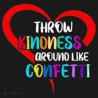 Throw Kindness Around Like Confetti USA-Made Doggie Bandana thumb 2