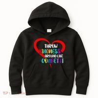 Throw Kindness Around Like Confetti Kids Hoodie thumb 0