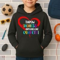 Throw Kindness Around Like Confetti Kids Hoodie thumb 2