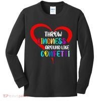 Throw Kindness Around Like Confetti Kids Long Sleeve Shirt thumb 0
