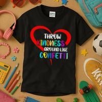 Throw Kindness Around Like Confetti Kids T-Shirt thumb 3