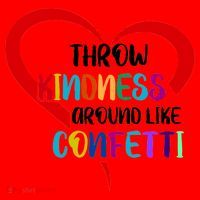 Throw Kindness Around Like Confetti Santa Hat thumb 1