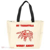 Tarantula Hairy Spiders Arachnid Entomophile Entomologist Tote Bag thumb 0