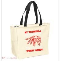 Tarantula Hairy Spiders Arachnid Entomophile Entomologist Tote Bag thumb 2