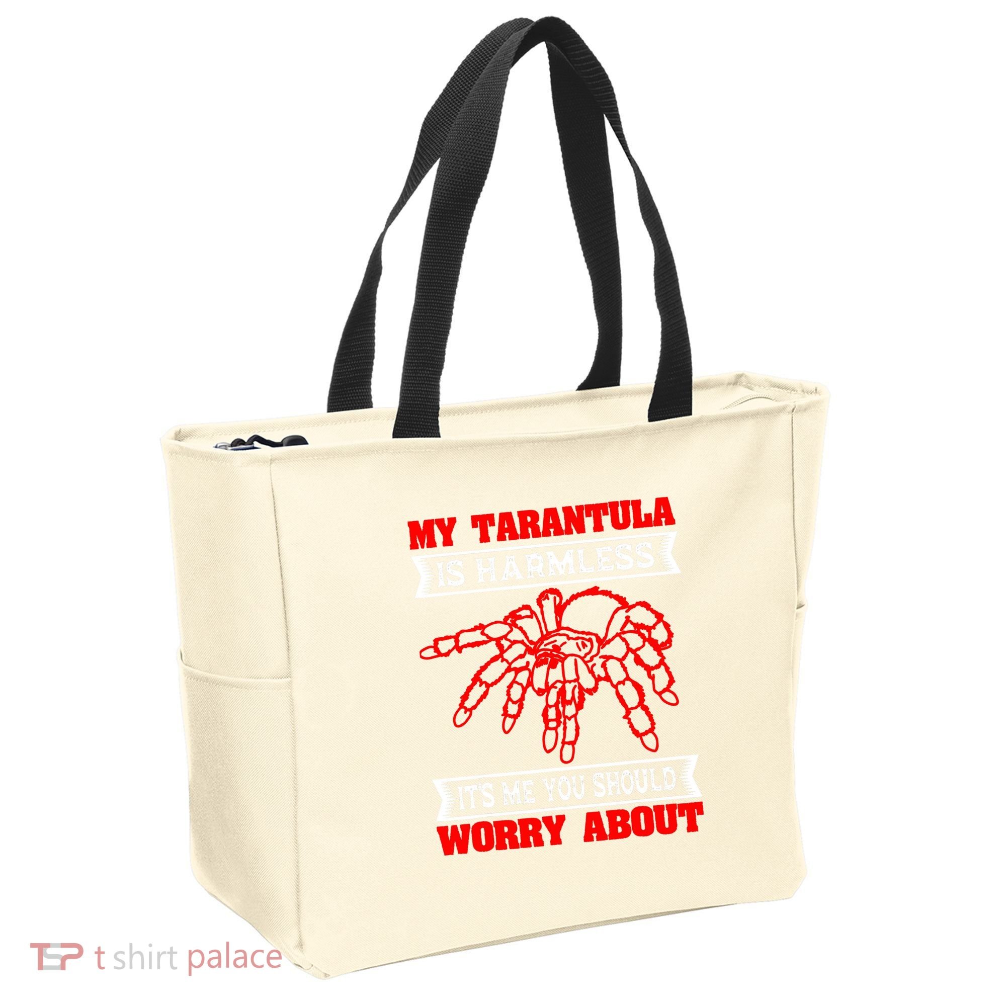 Tarantula Hairy Spiders Arachnid Entomophile Entomologist Tote Bag