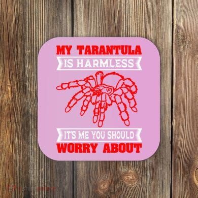 Tarantula Hairy Spiders Arachnid Entomophile Entomologist Coaster