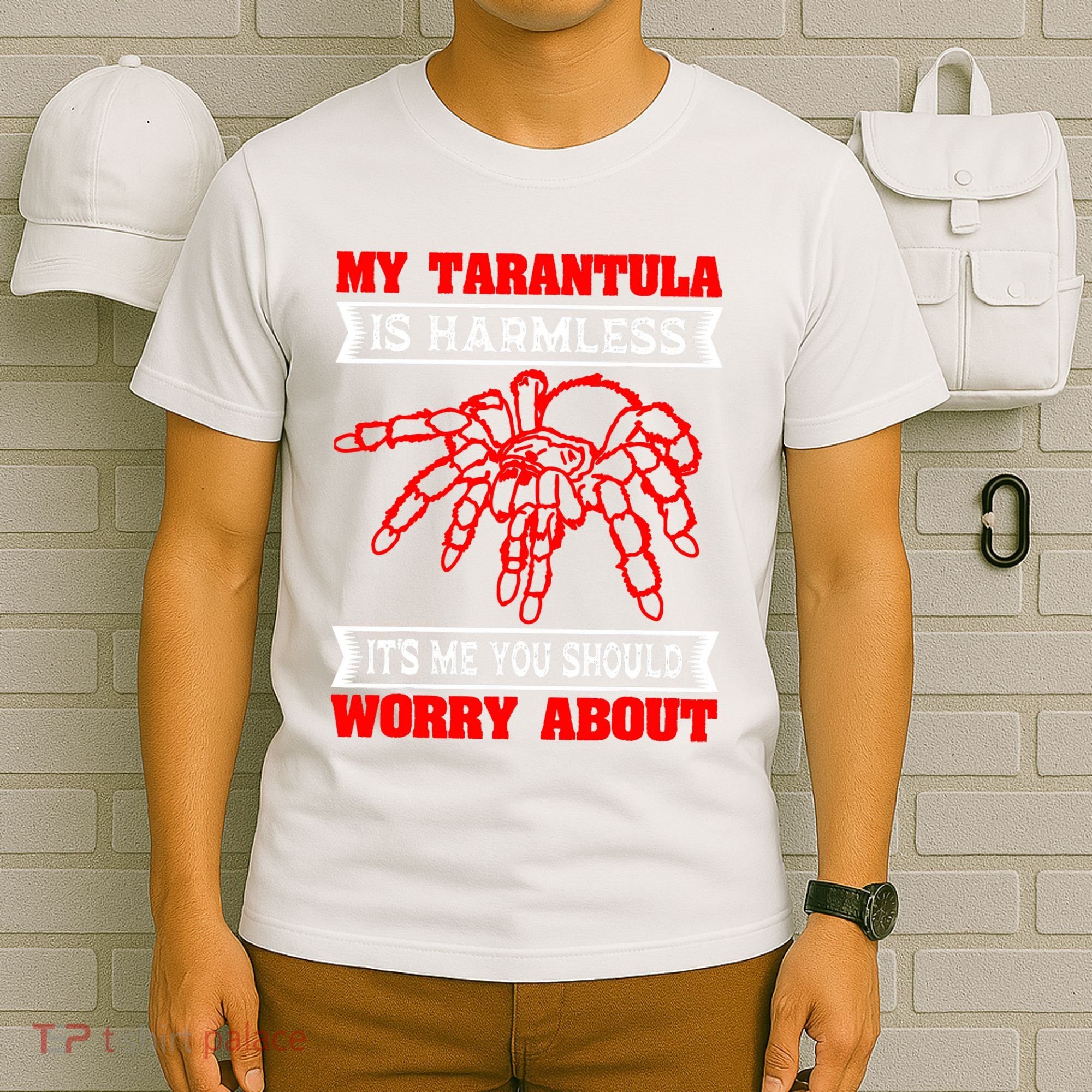 Tarantula Hairy Spiders Arachnid Entomophile Entomologist T-Shirt