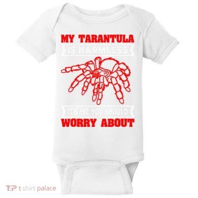 Tarantula Hairy Spiders Arachnid Entomophile Entomologist Baby Bodysuit