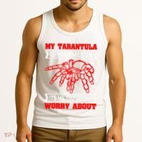 Tarantula Hairy Spiders Arachnid Entomophile Entomologist Tank Top thumb 3
