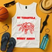 Tarantula Hairy Spiders Arachnid Entomophile Entomologist Tank Top thumb 4