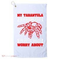 Tarantula Hairy Spiders Arachnid Entomophile Entomologist Golf Towel thumb 0