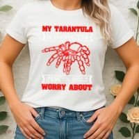 Tarantula Hairy Spiders Arachnid Entomophile Entomologist Women's T-Shirt thumb 2