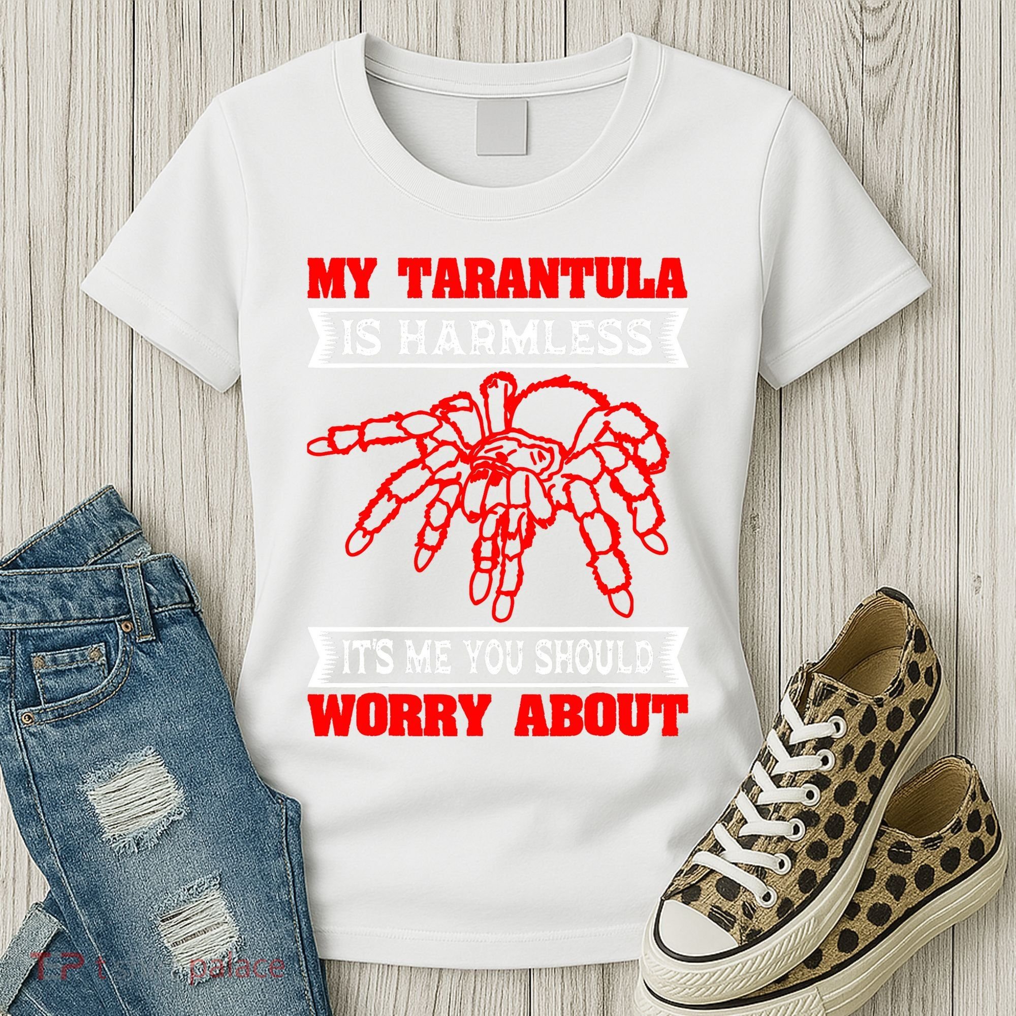 Tarantula Hairy Spiders Arachnid Entomophile Entomologist Women's T-Shirt