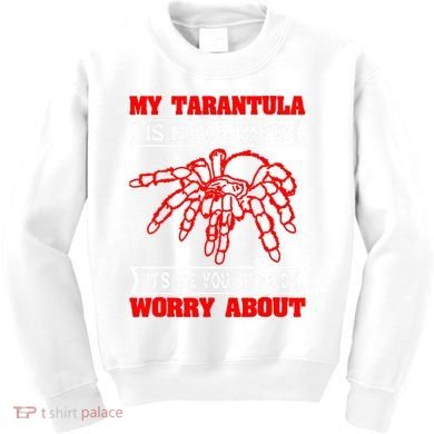 Tarantula Hairy Spiders Arachnid Entomophile Entomologist Kids Sweatshirt