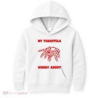 Tarantula Hairy Spiders Arachnid Entomophile Entomologist Kids Hoodie thumb 0