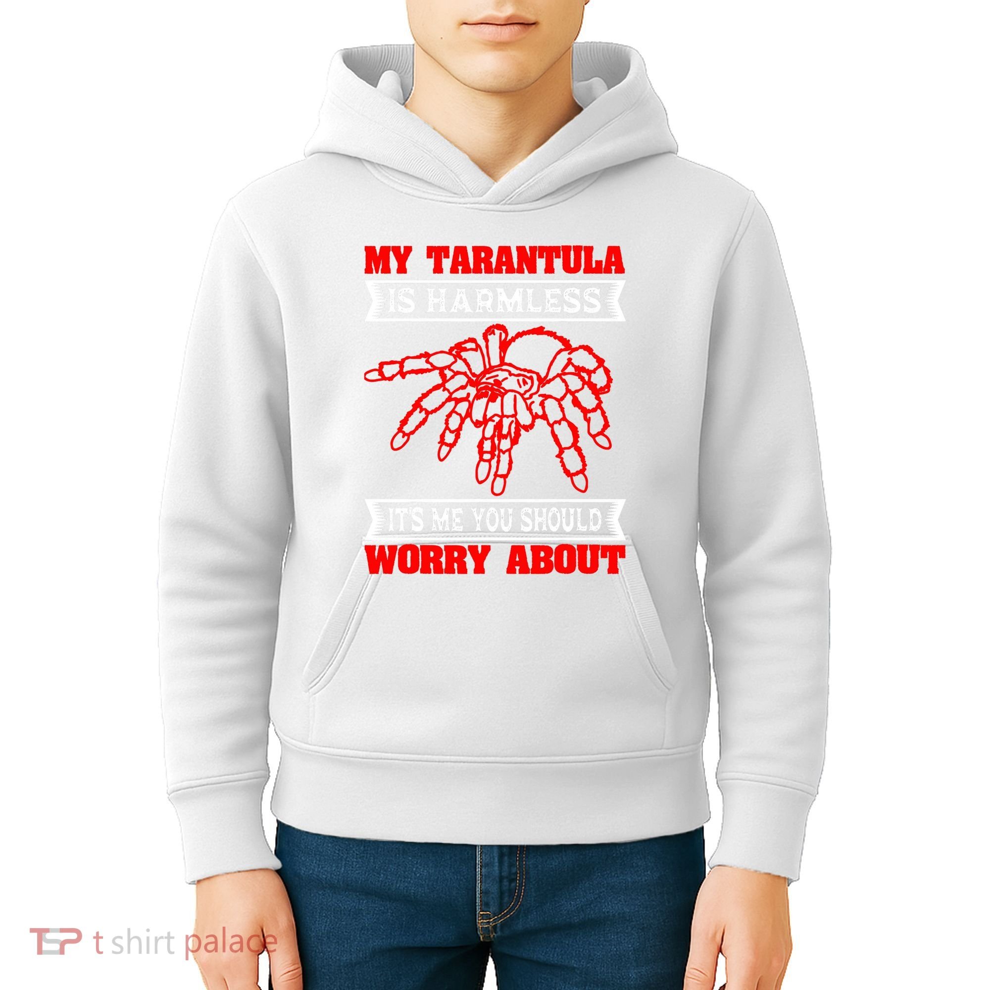 Tarantula Hairy Spiders Arachnid Entomophile Entomologist Kids Hoodie