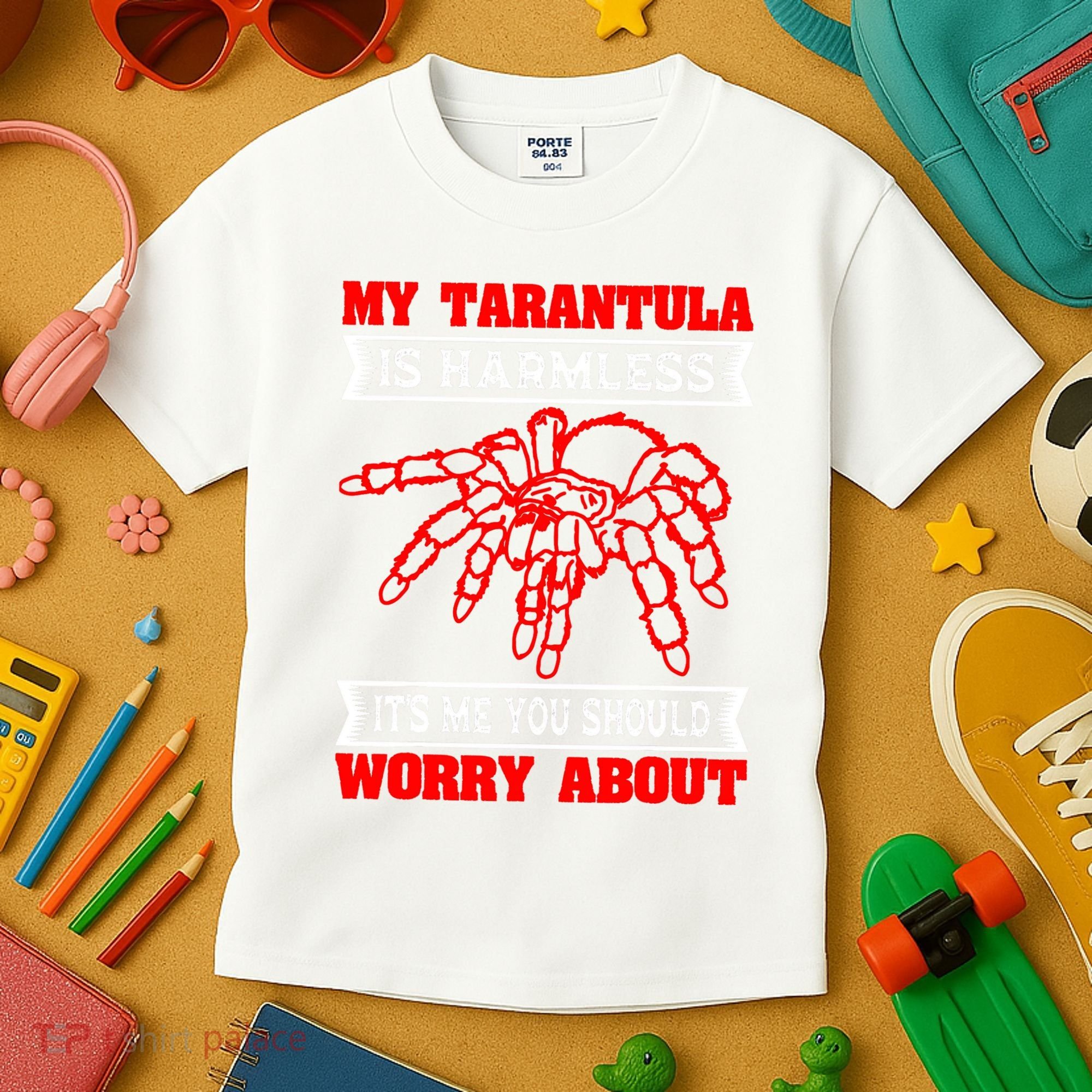 Tarantula Hairy Spiders Arachnid Entomophile Entomologist Kids T-Shirt