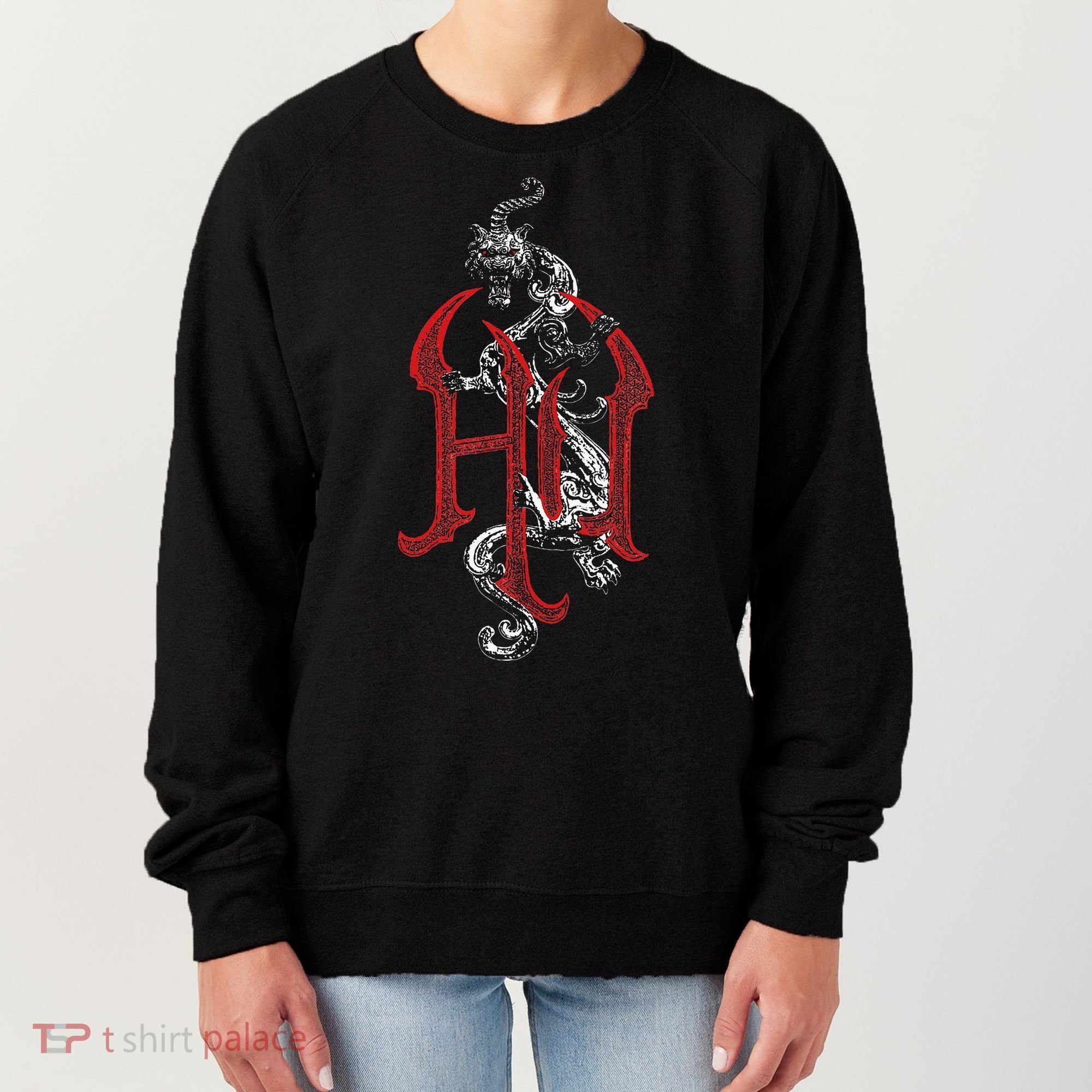 The Hu – Snow Logo Red Women's Sweatshirt