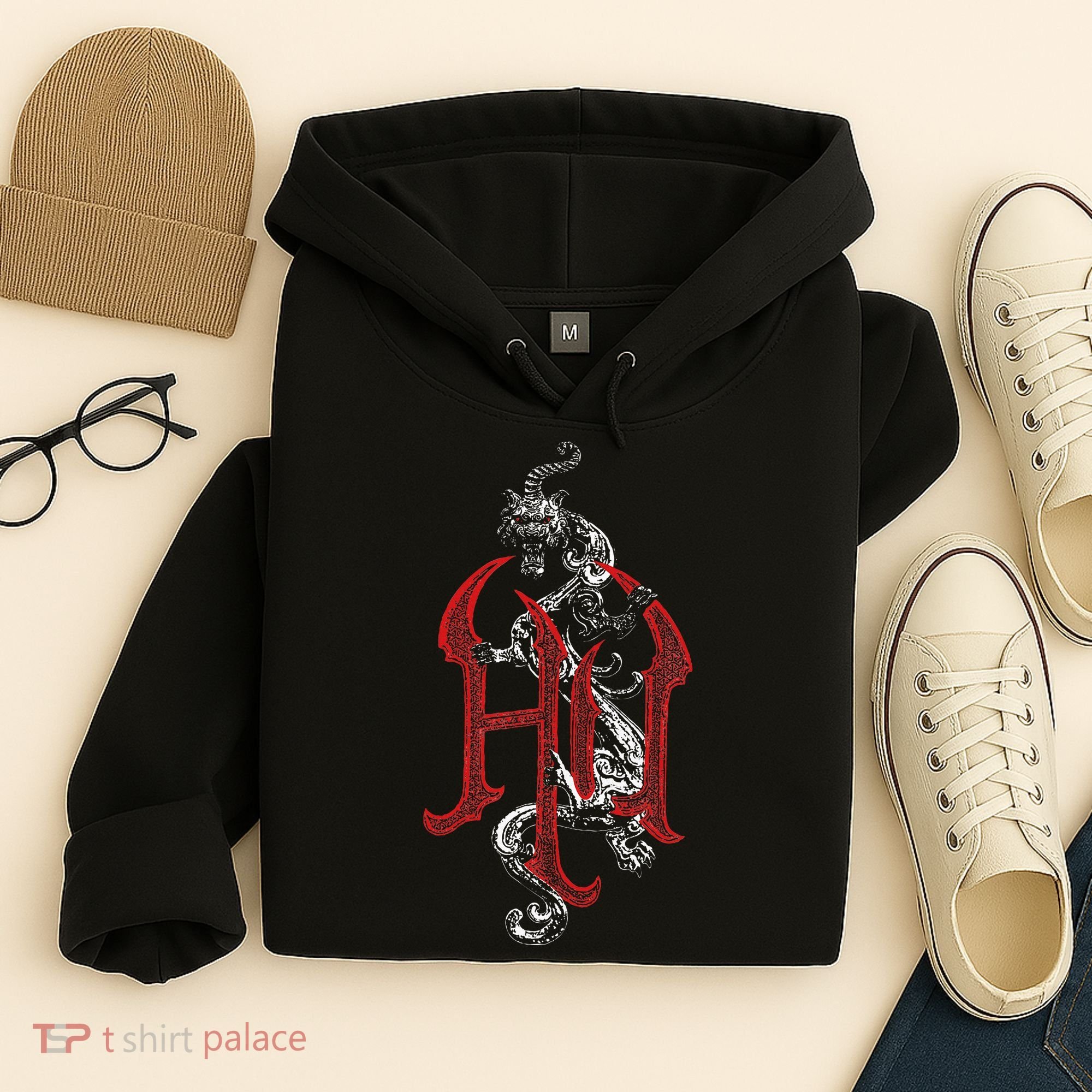 The Hu – Snow Logo Red Hoodie