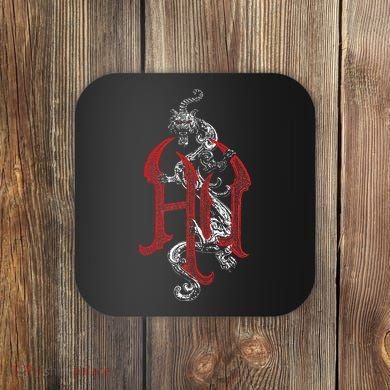 The Hu – Snow Logo Red Coaster