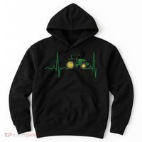 Tractor Heartbeat Shirts Best For Farmers Hoodie thumb 0