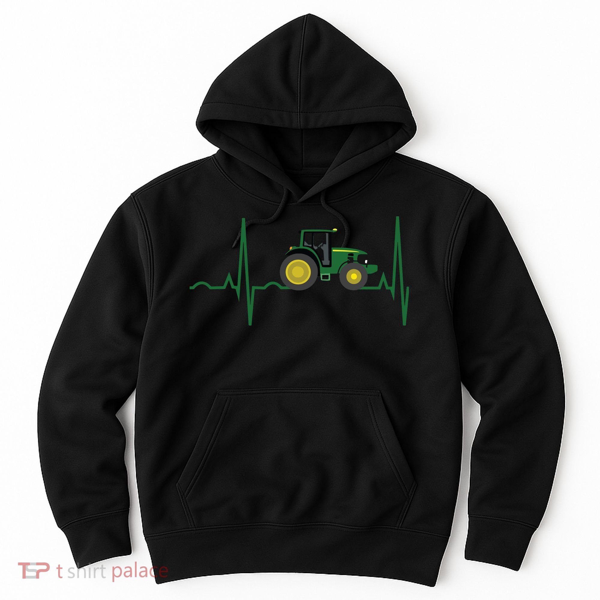 Tractor Heartbeat Shirts Best For Farmers Hoodie