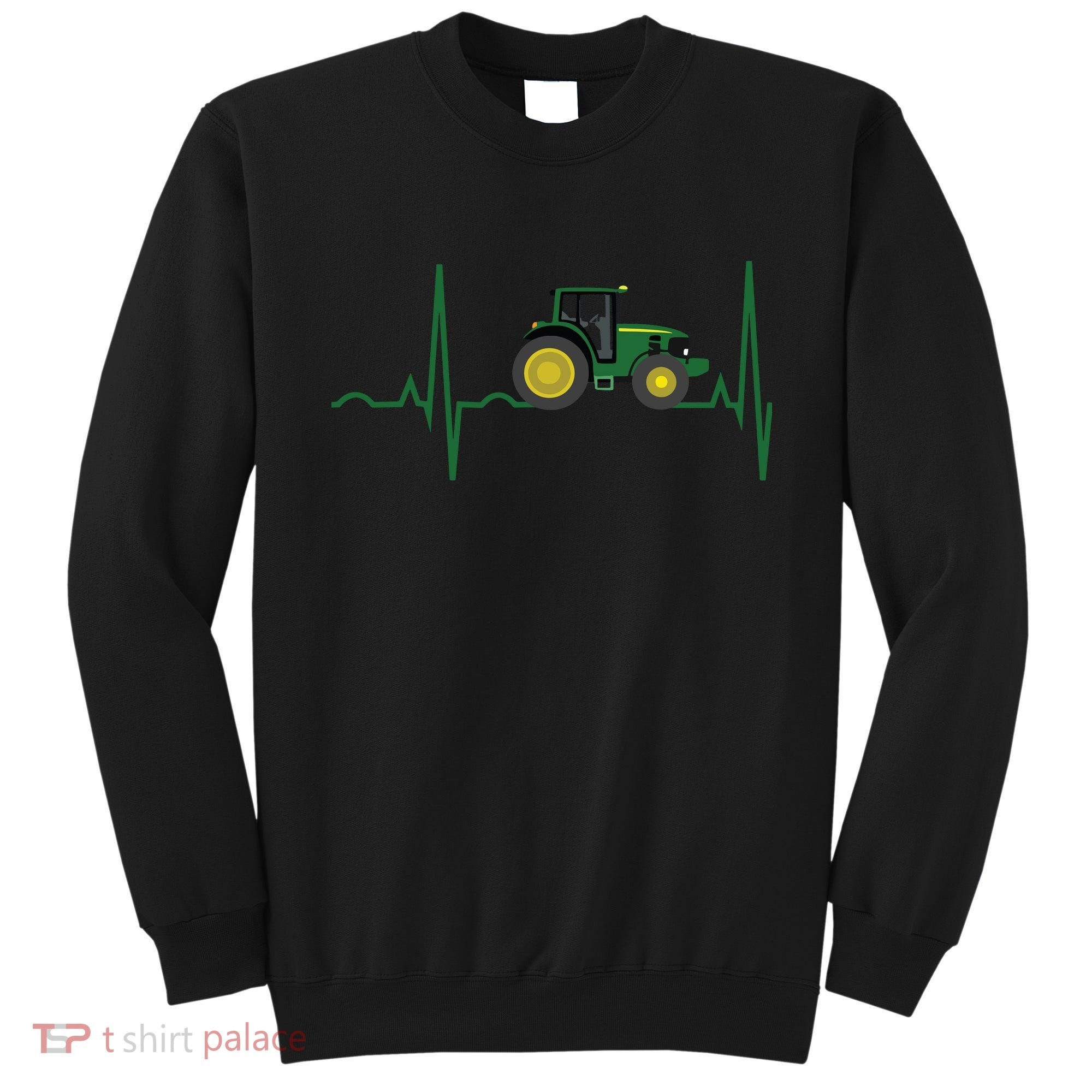 Tractor Heartbeat Shirts Best For Farmers Sweatshirt