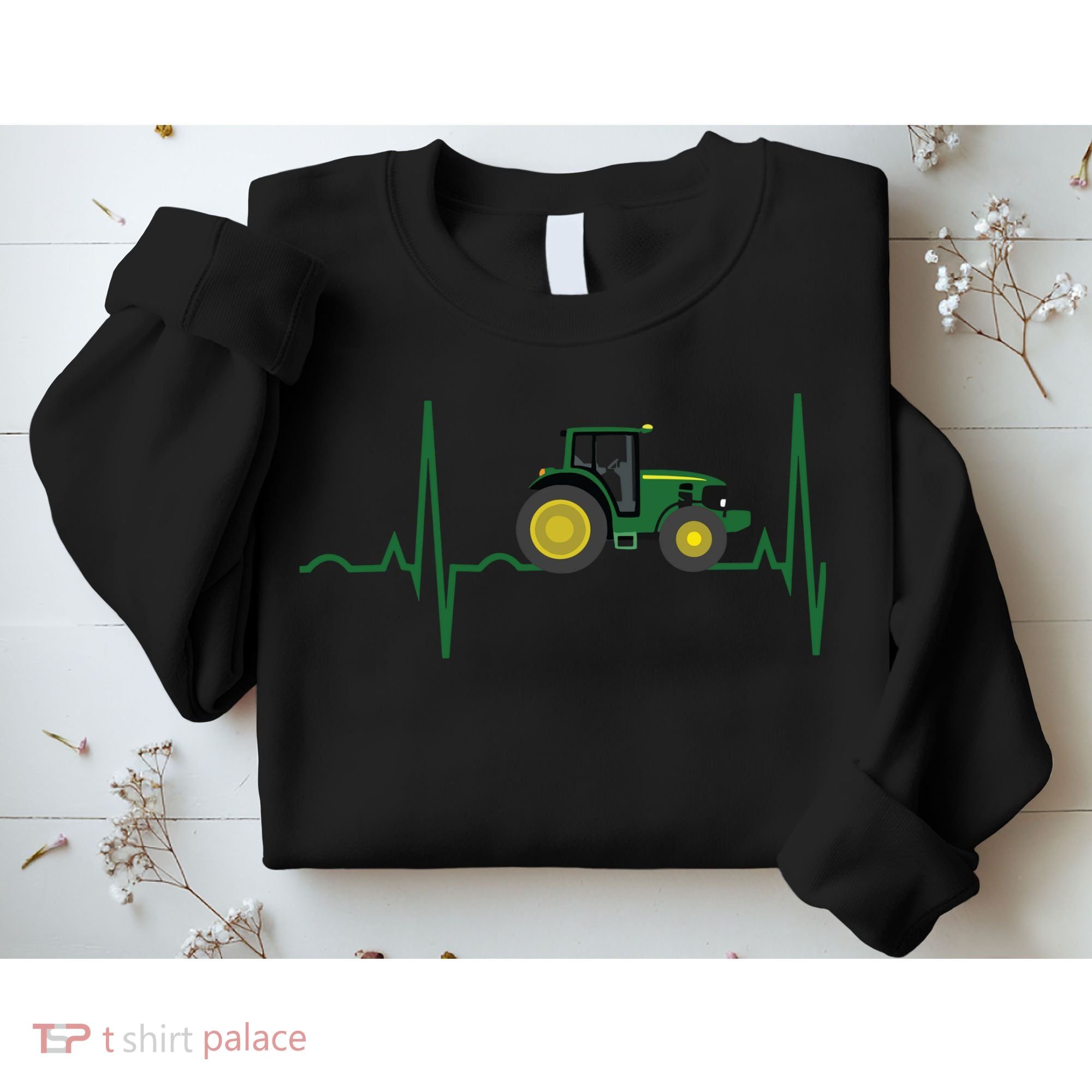 Tractor Heartbeat Shirts Best For Farmers Sweatshirt