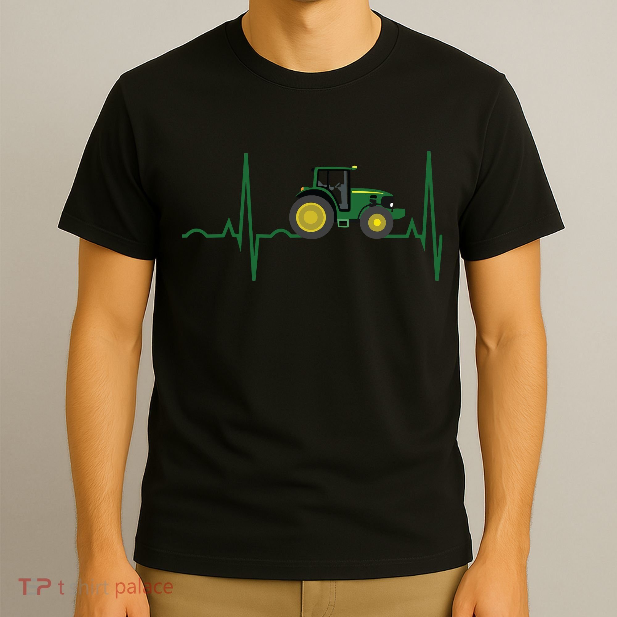 Tractor Heartbeat Shirts Best For Farmers T-Shirt