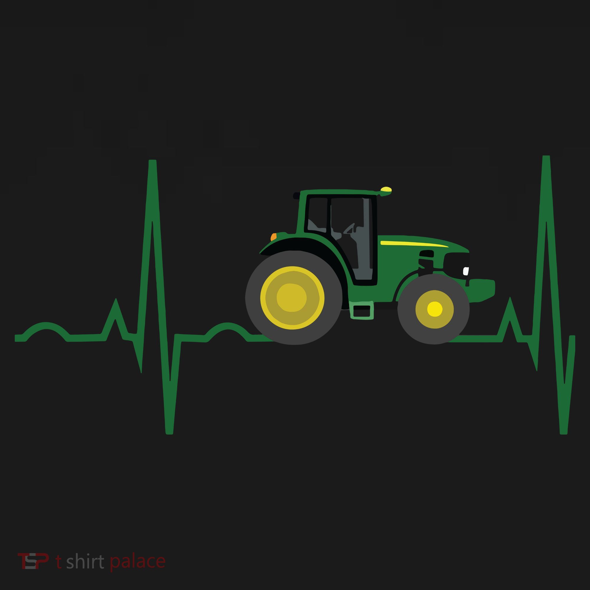 Tractor Heartbeat Shirts Best For Farmers T-Shirt