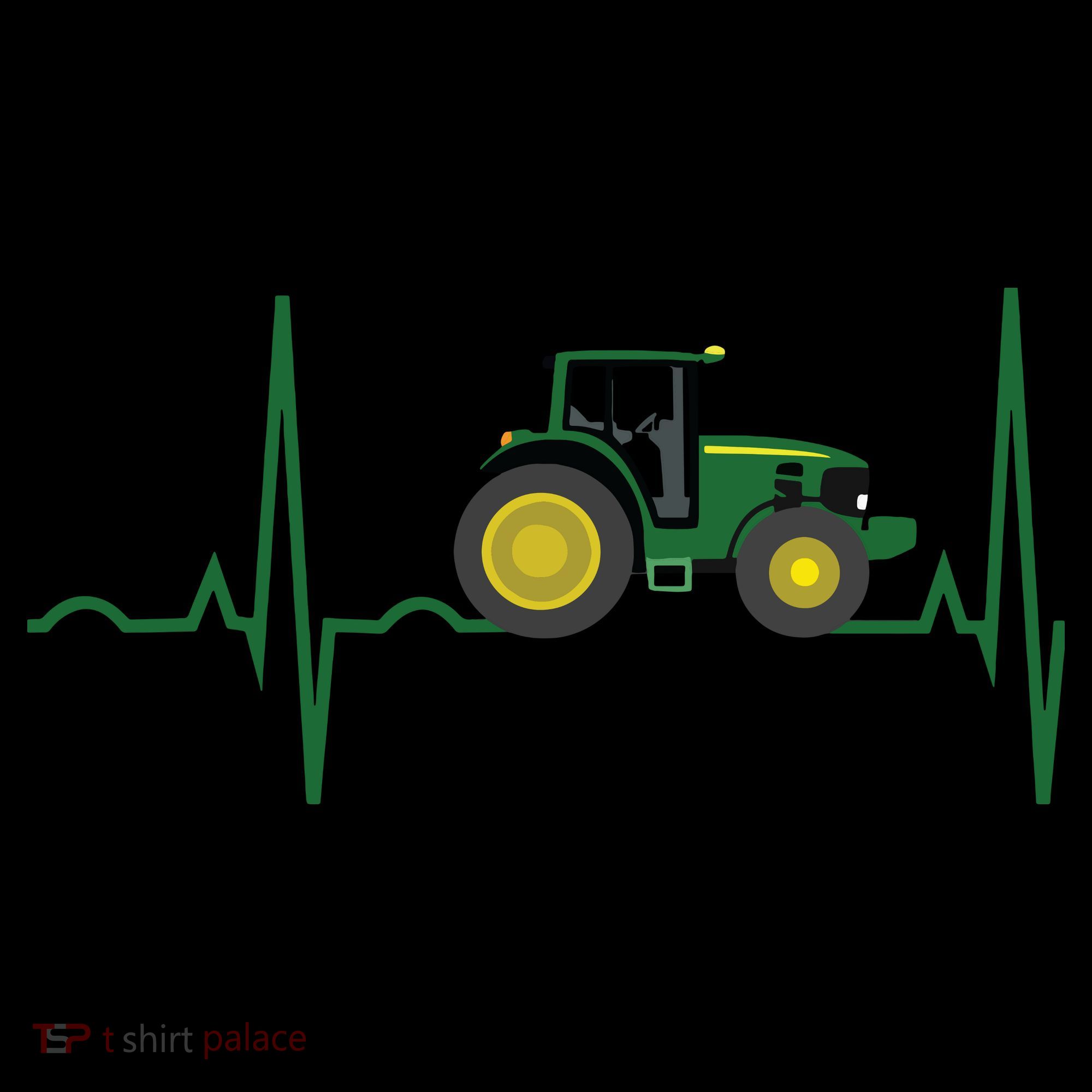 Tractor Heartbeat Shirts Best For Farmers Coffee Mug