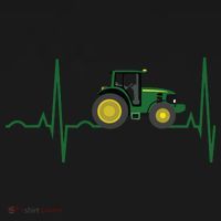 Tractor Heartbeat Shirts Best For Farmers Women's Tank Top thumb 5